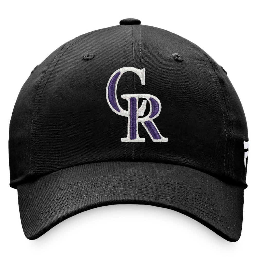 Colorado Rockies Fanatics Cooperstown Collection Core Adjustable Hat - Black - Fanatics on Sale