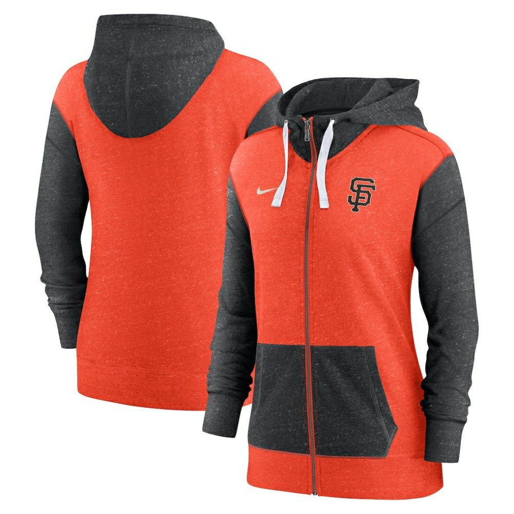 San Francisco Giants Nike Women's Full-Zip Hoodie - Orange - Nike Discount