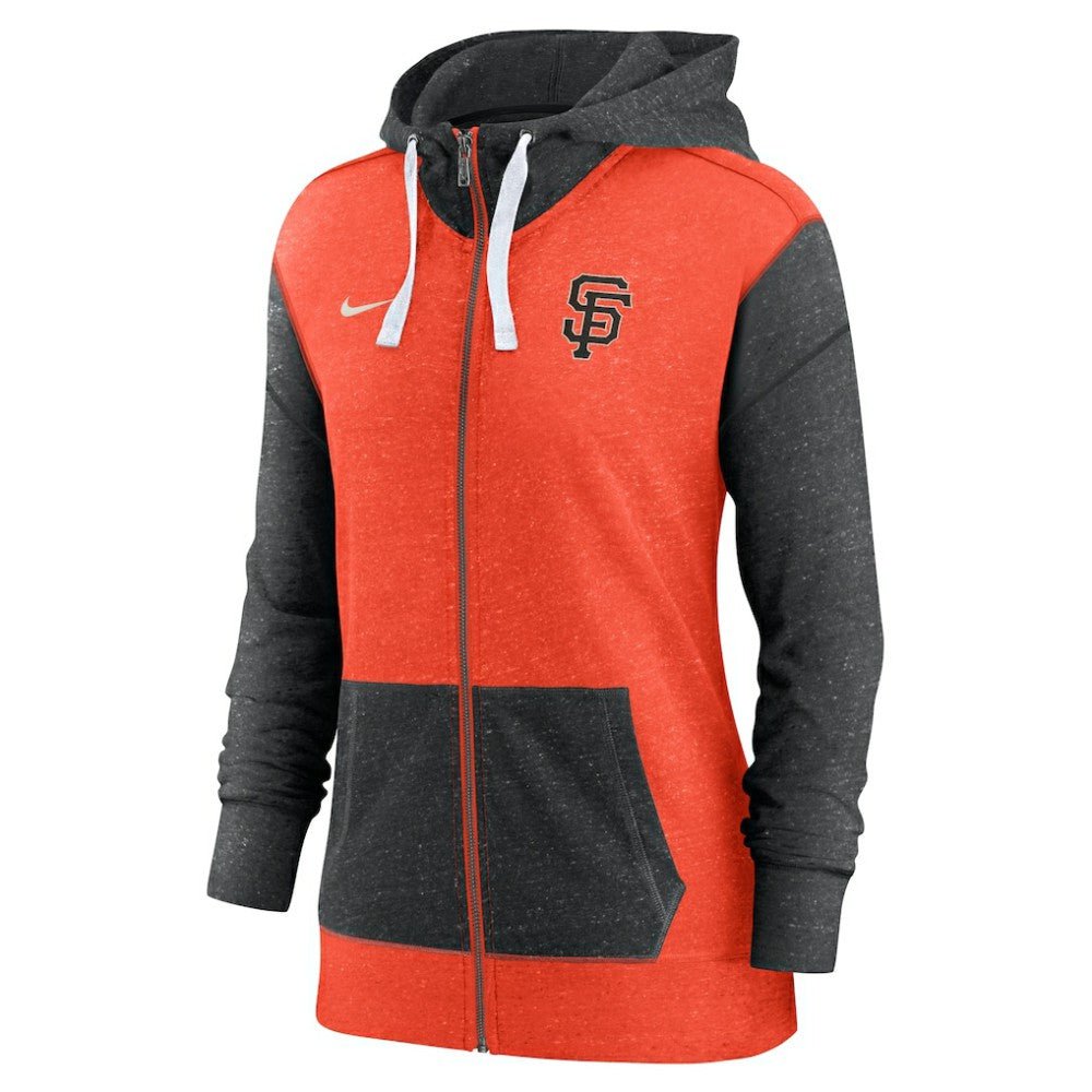 San Francisco Giants Nike Women's Full-Zip Hoodie - Orange - Nike Discount