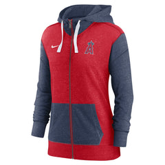 Los Angeles Angels Nike Women's Full-Zip Hoodie - Red - Nike Lifestyle
