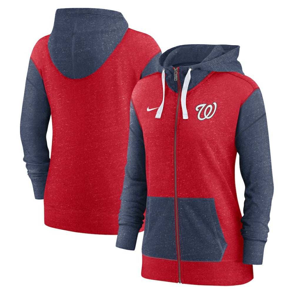 Washington Nationals Nike Women's Full-Zip Hoodie - Red - Nike Sale