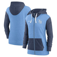 Tampa Bay Rays Nike Women's Full-Zip Hoodie - Light Blue - Nike Discount