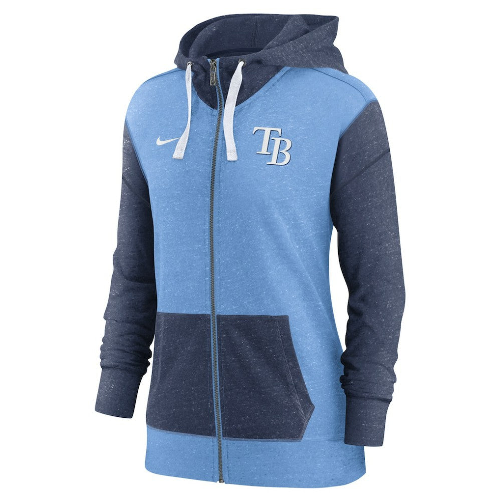 Tampa Bay Rays Nike Women's Full-Zip Hoodie - Light Blue - Nike Discount