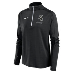 Chicago White Sox Nike Women's Pacer Quarter-Zip Top - Black - Nike Lifestyle