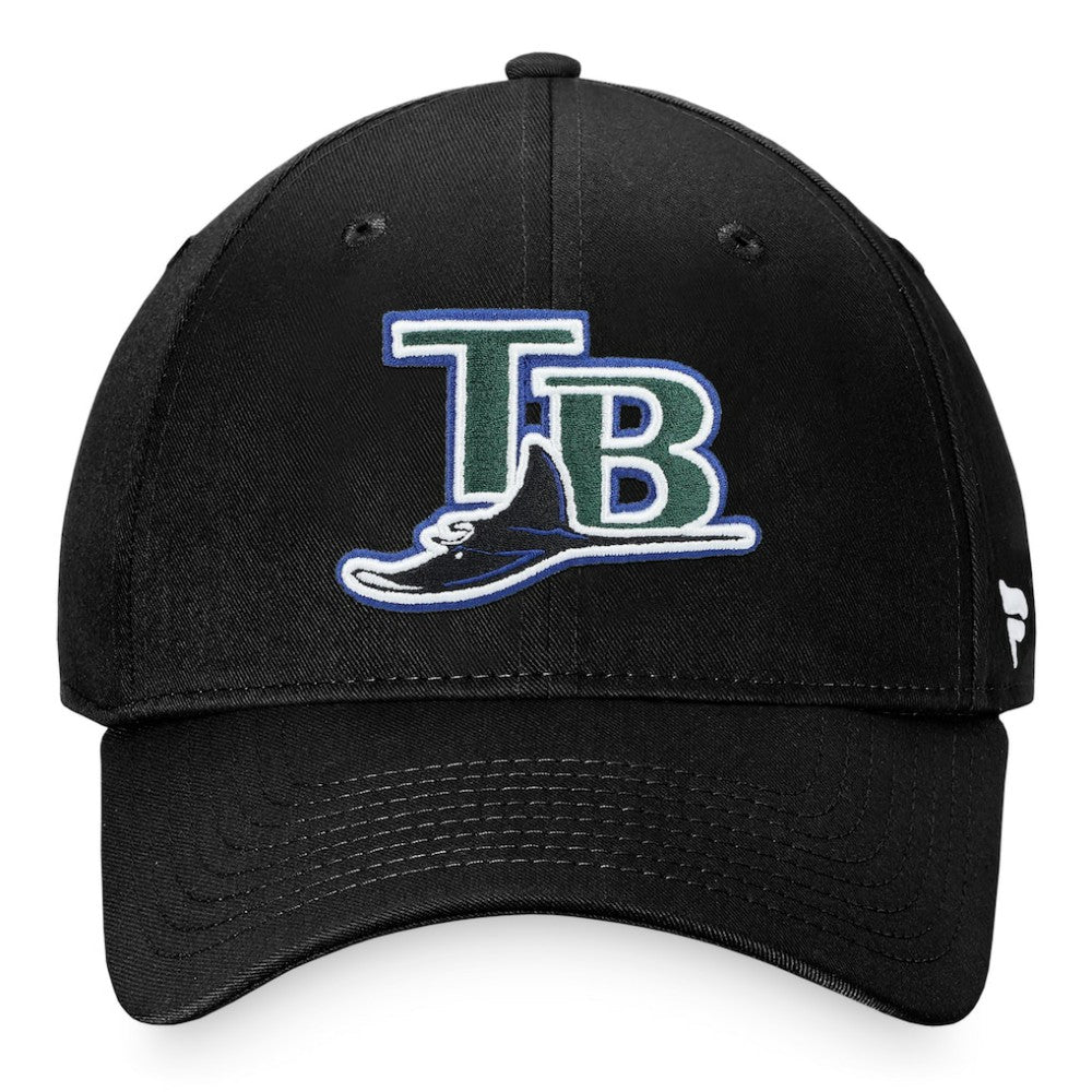 Tampa Bay Rays Fanatics Cooperstown Collection Core Adjustable Hat - Black - Fanatics Sale