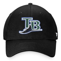 Tampa Bay Rays Fanatics Cooperstown Collection Core Adjustable Hat - Black - Fanatics Sale
