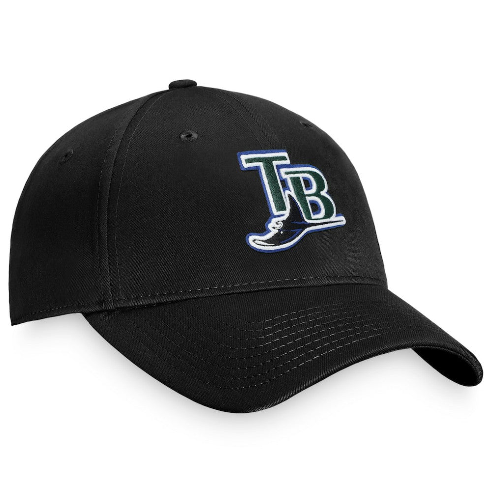 Tampa Bay Rays Fanatics Cooperstown Collection Core Adjustable Hat - Black - Fanatics Sale