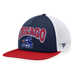 Chicago White Sox Fanatics Heritage Foam Front Trucker Snapback Hat - Navy/Red - Fanatics on Sale