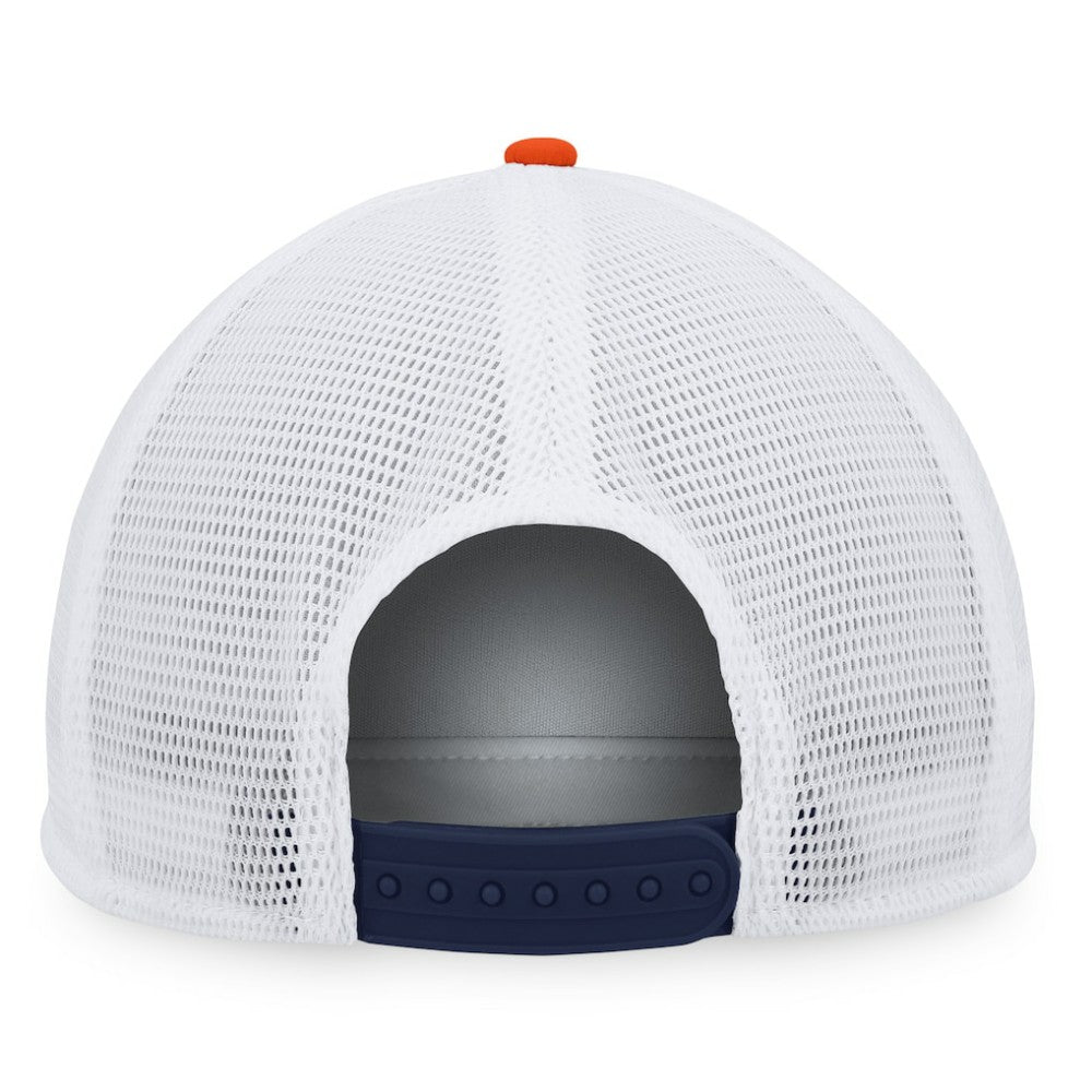 Houston Astros Fanatics Heritage Foam Front Trucker Snapback Hat - Orange/Navy - Fanatics on Sale