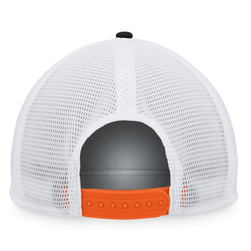 San Francisco Giants Fanatics Heritage Foam Front Trucker Snapback Hat - Black/Orange - Fanatics Sale