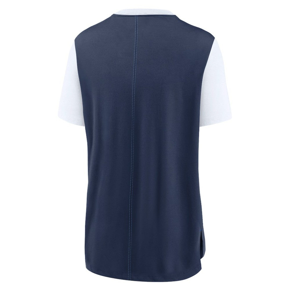 Tampa Bay Rays Nike Women's Local Touch Fashion T-Shirt - Navy - Nike Lifestyle