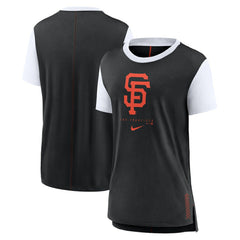 San Francisco Giants Nike Women's Local Touch Fashion Top - Black - Nike Discount