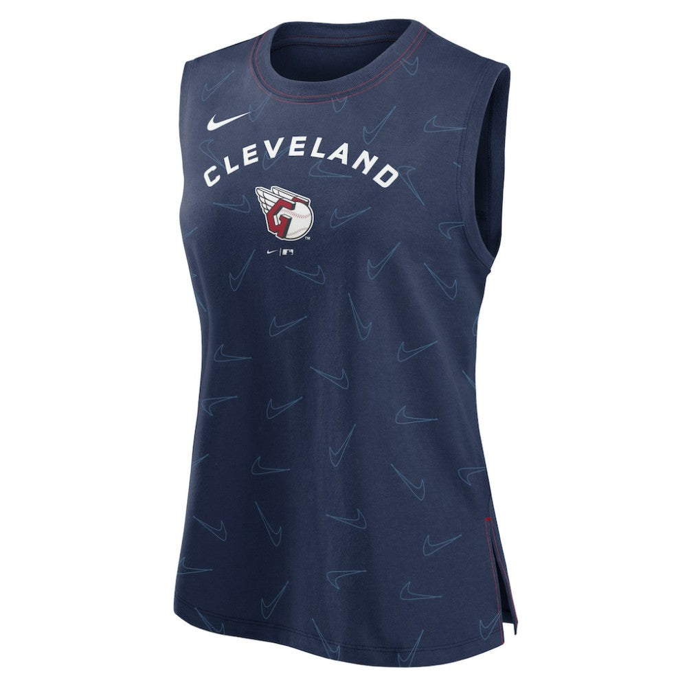 Cleveland Guardians Nike Women's Muscle Play Tank Top - Navy - Nike Sale
