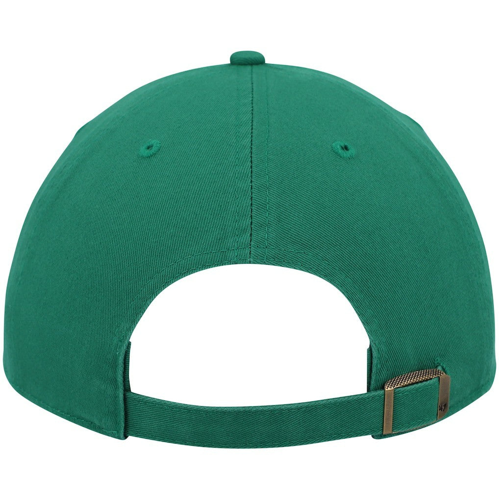 Boston Celtics '47 Clean Up Wordmark Adjustable Hat Kelly Green | 47 brand US
