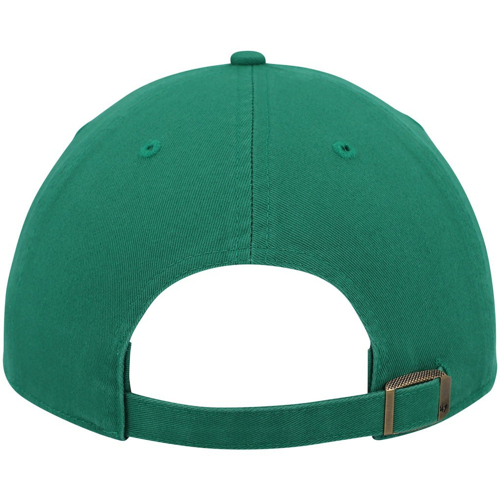 Boston Celtics '47 Clean Up Wordmark Adjustable Hat Kelly Green | 47 brand US