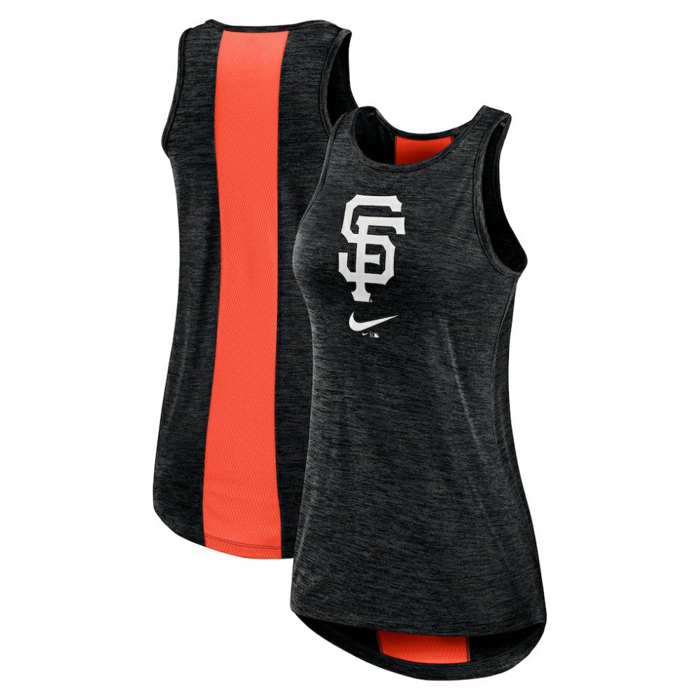 San Francisco Giants Nike Women's Right Mix High Neck Tank Top - Black - Nike Discount