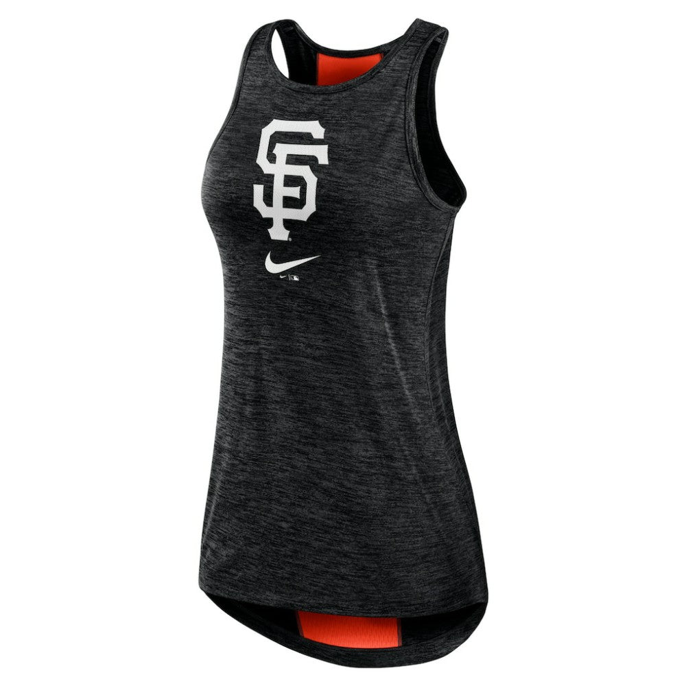 San Francisco Giants Nike Women's Right Mix High Neck Tank Top - Black - Nike Discount