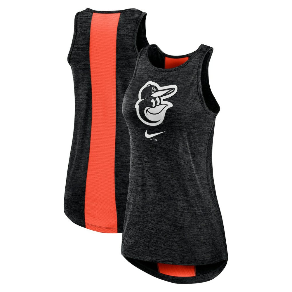Baltimore Orioles Nike Women's Right Mix High Neck Tank Top - Black - Nike Sale