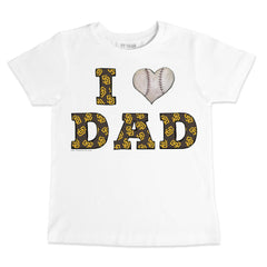 San Diego Padres Tiny Turnip Youth I Love Dad T-Shirt - White - MLB Lifestyle