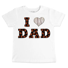 San Francisco Giants Tiny Turnip Youth I Love Dad T-Shirt - White - MLB on Sale