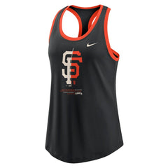 San Francisco Giants Nike Women's Tech Tri-Blend Tank Top - Black - Nike Lifestyle