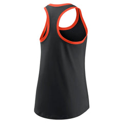 San Francisco Giants Nike Women's Tech Tri-Blend Tank Top - Black - Nike Lifestyle