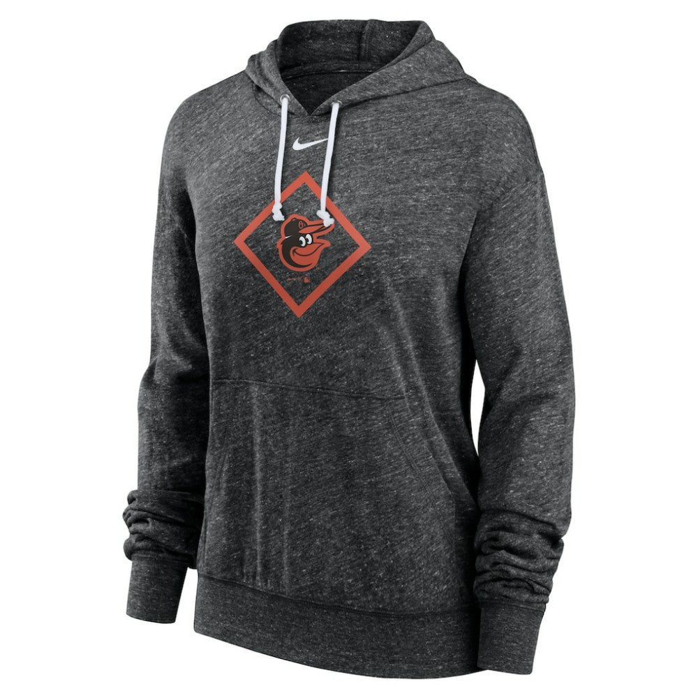 Baltimore Orioles Nike Women's Diamond Icon Gym Vintage Lightweight Hooded Top - Black - Nike Discount