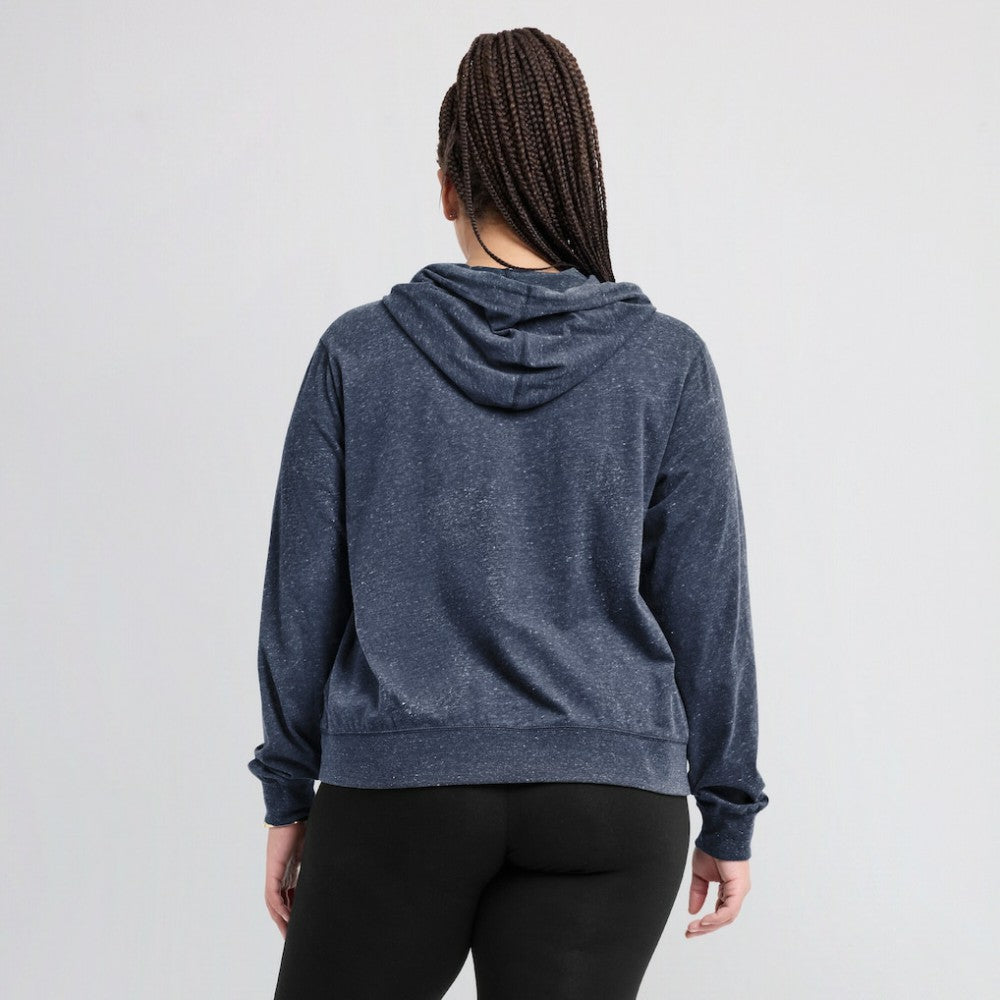 Atlanta Braves Nike Women's Diamond Icon Gym Vintage Lightweight Hooded Top - Navy - Nike on Sale