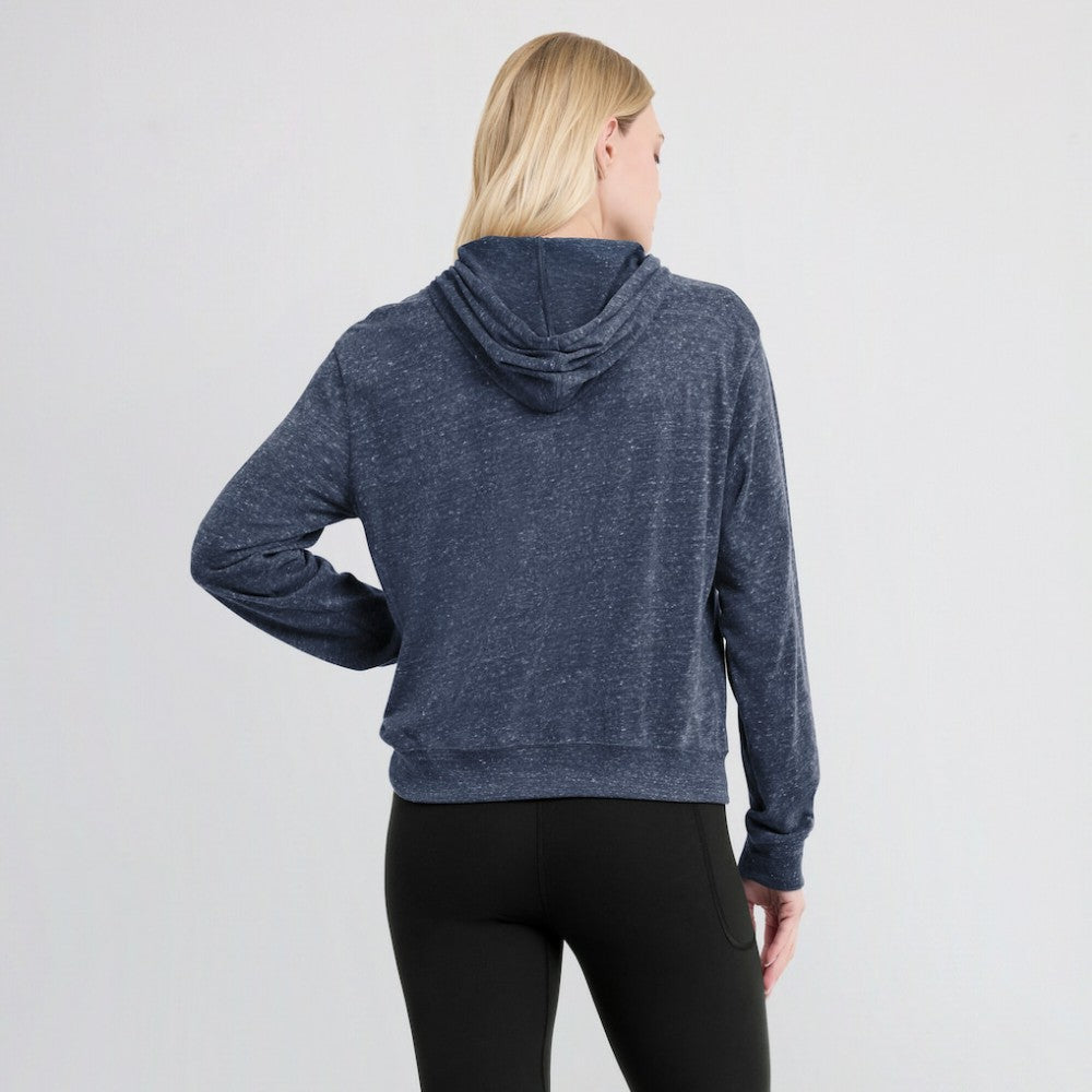 Houston Astros Nike Women's Diamond Icon Gym Vintage Lightweight Hooded Top - Navy - Nike Lifestyle