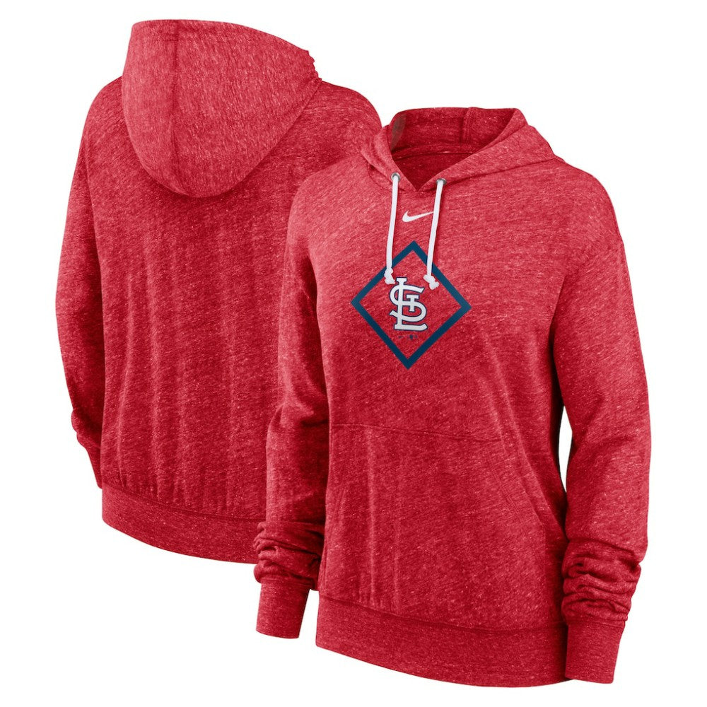 St. Louis Cardinals Nike Women's Diamond Icon Gym Vintage Lightweight Hooded Top - Red - Nike Online