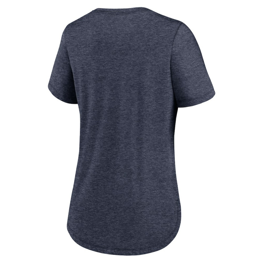 Chicago White Sox Nike Women's Rewind Arch Mix Tri-Blend T-Shirt - Heather Navy - Nike Online