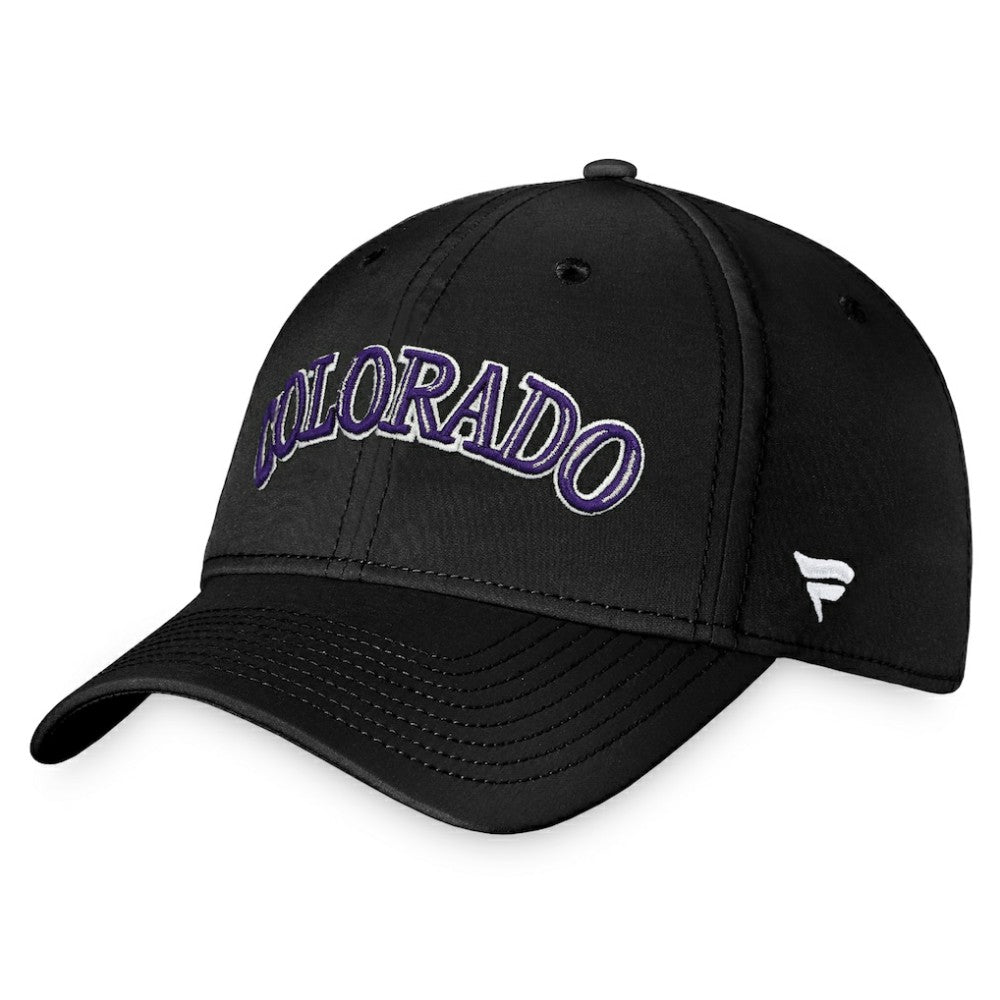 Colorado Rockies Fanatics Cooperstown Core Flex Hat - Black - Fanatics Lifestyle