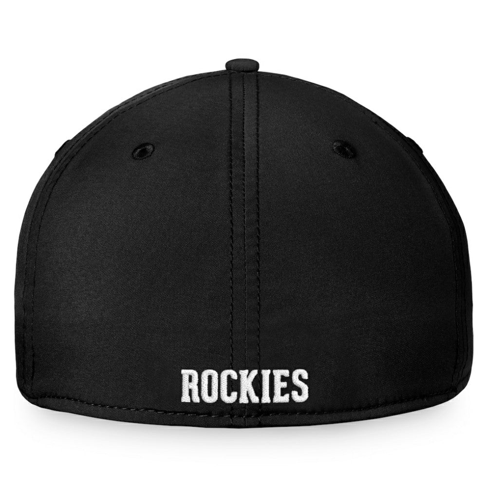 Colorado Rockies Fanatics Cooperstown Core Flex Hat - Black - Fanatics Lifestyle