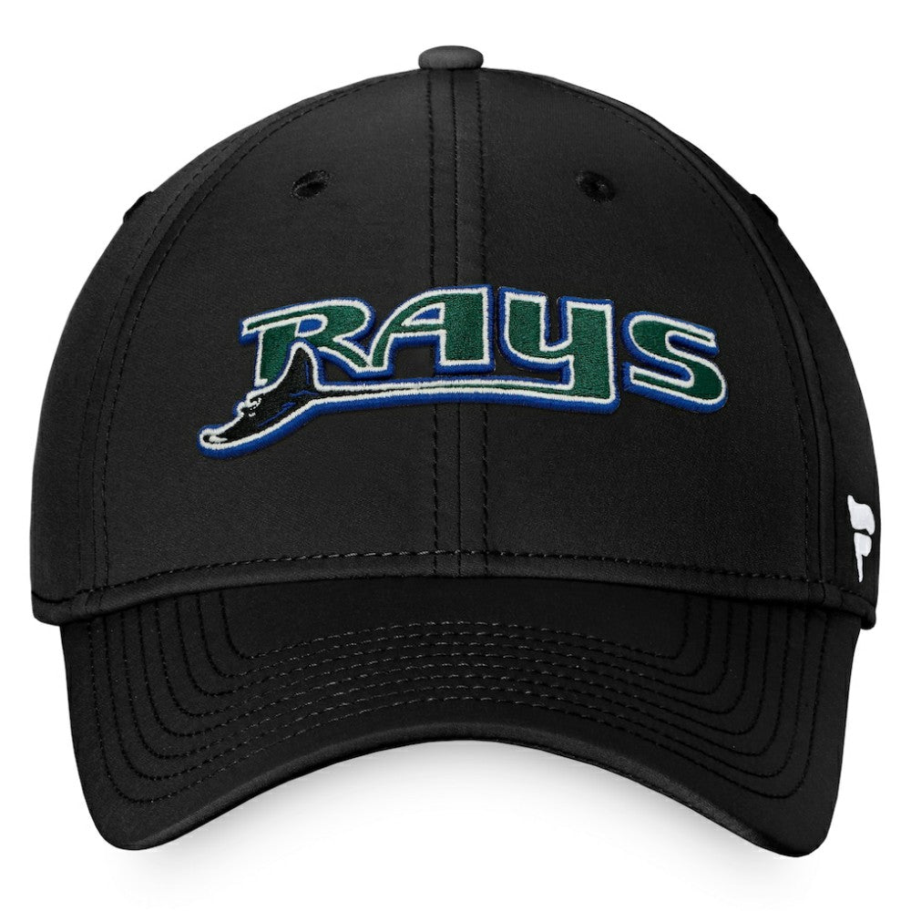 Tampa Bay Rays Fanatics Cooperstown Core Flex Hat - Black - Fanatics Lifestyle