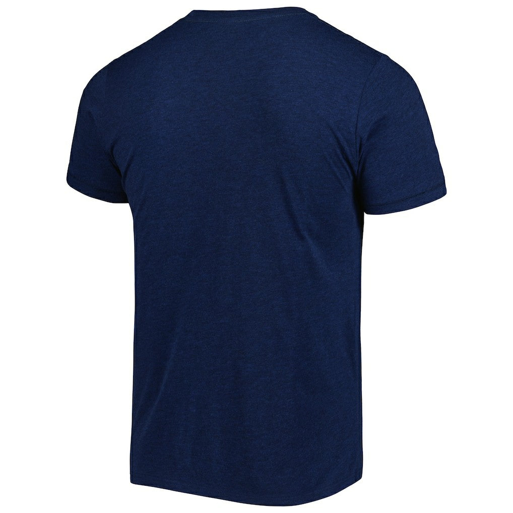 CeeDee Lamb & Dak Prescott Dallas Cowboys Homage Unisex NFL Jam Tri-Blend T-Shirt Heathered Navy