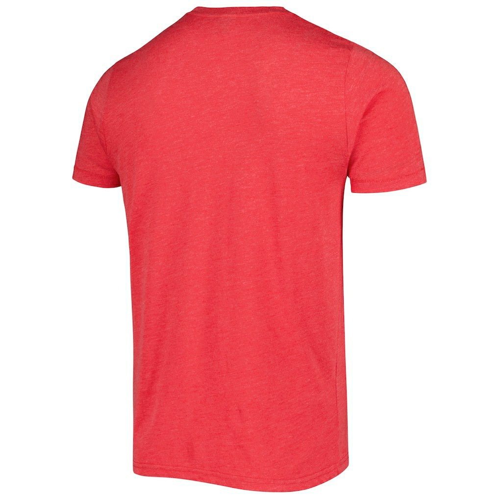 Andre Reed & Jim Kelly Buffalo Bills Homage Unisex NFL Jam Retired Tri-Blend T-Shirt Heather Red