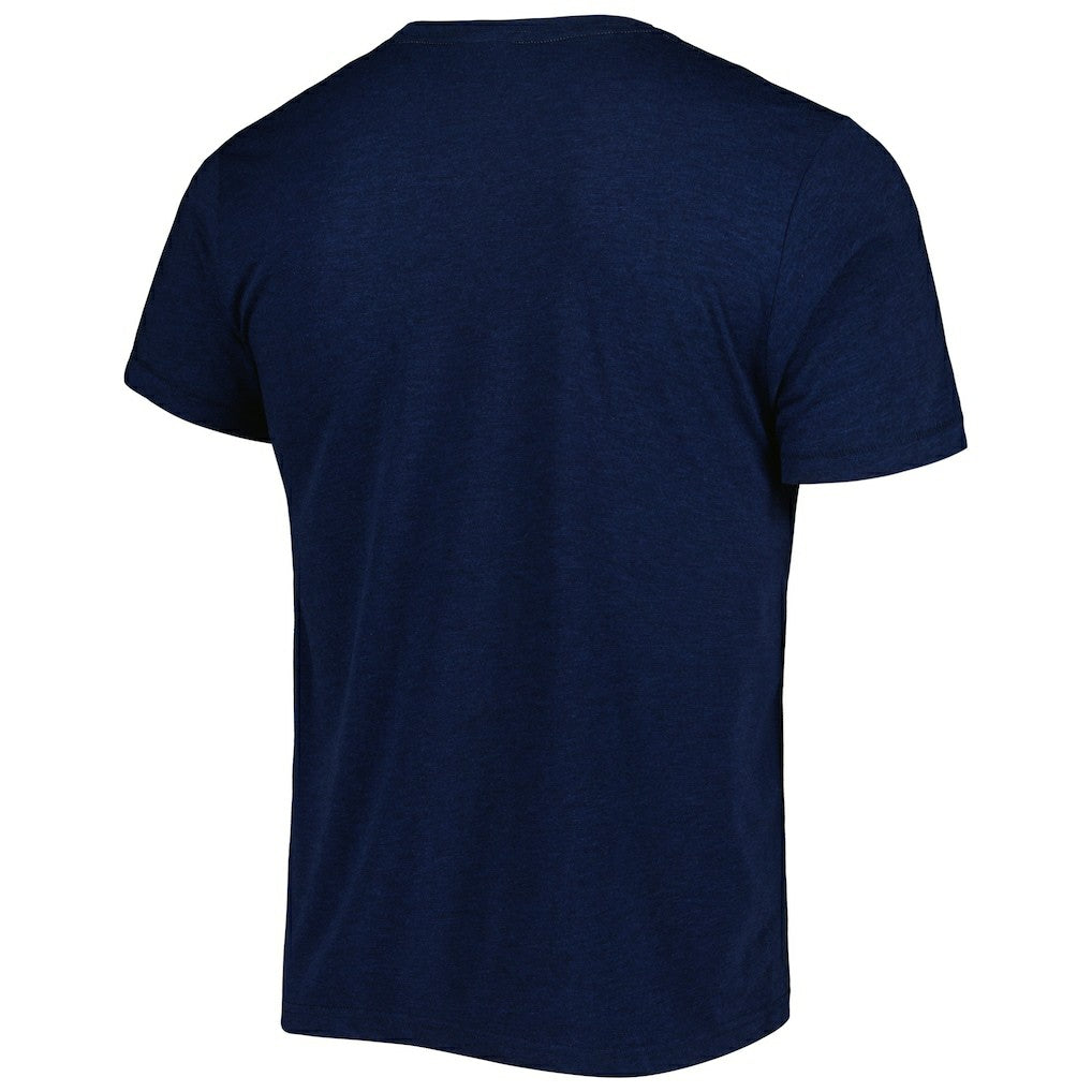 Troy Aikman & Michael Irvin Dallas Cowboys Homage Unisex NFL Jam Retired Tri-Blend T-Shirt Heather Navy