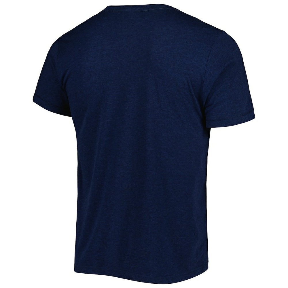 Troy Aikman & Michael Irvin Dallas Cowboys Homage Unisex NFL Jam Retired Tri-Blend T-Shirt Heather Navy