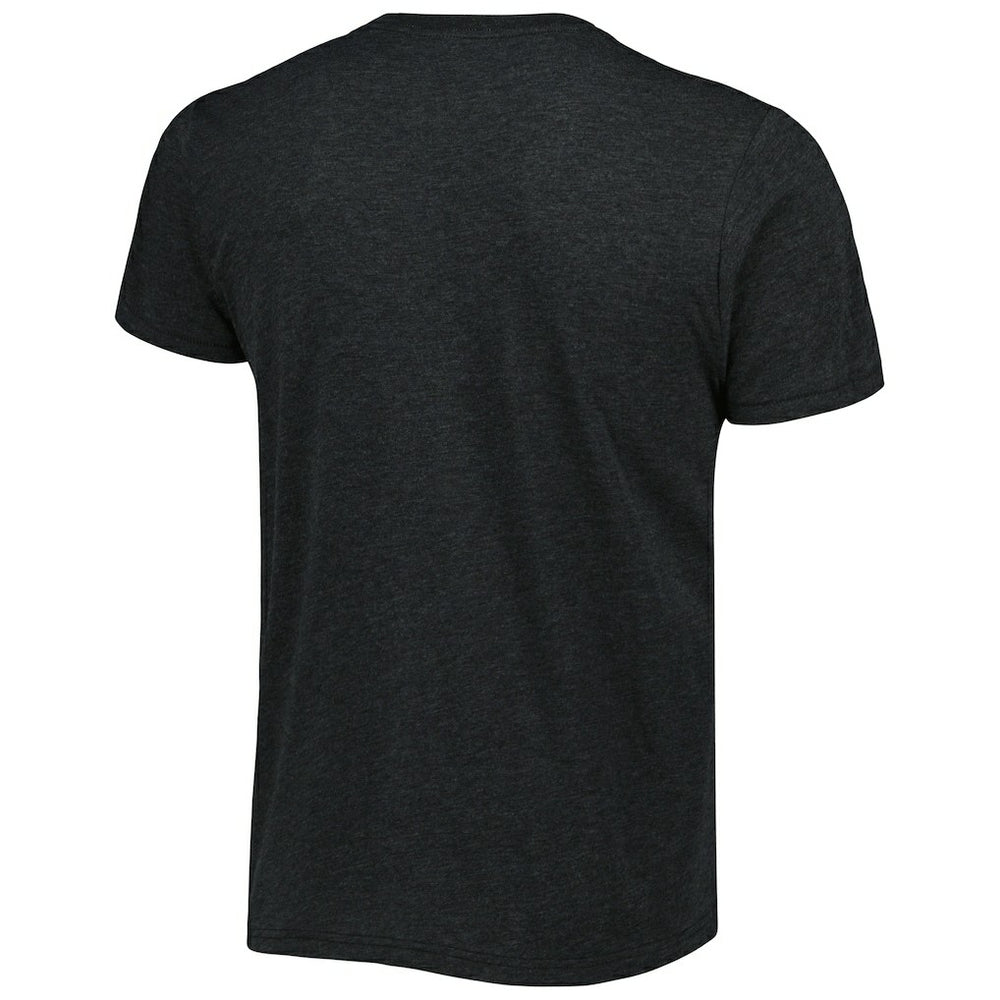 T.J. Watt Pittsburgh Steelers Homage Unisex NFL Blitz Player Tri-Blend T-Shirt Heathered Heather Charcoal