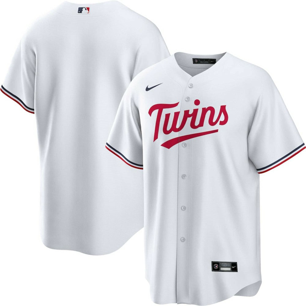 Minnesota Twins Nike Home Replica Team Jersey - White - Nike Sale