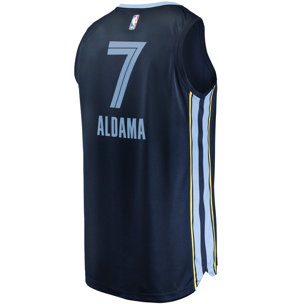Santi Aldama Memphis Grizzlies Fast Break Replica Jersey Icon Edition Navy | Fanatics for sale