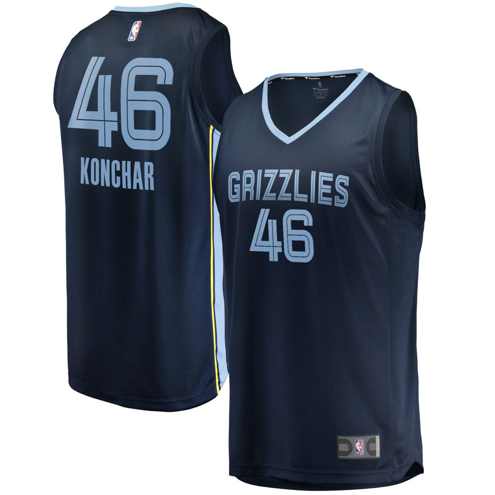 John Konchar Memphis Grizzlies Fast Break Replica Jersey Icon Edition Navy | Fanatics