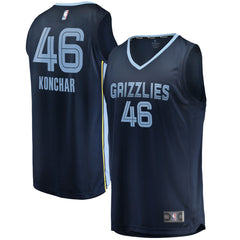 John Konchar Memphis Grizzlies Fast Break Replica Jersey Icon Edition Navy | Fanatics