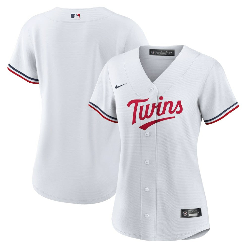 Minnesota Twins Nike Women's Home Replica Team Logo Jersey - White - Nike Sale