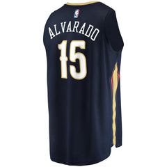 Jose Alvarado New Orleans Pelicans Fast Break Replica Jersey Icon Edition Navy | Fanatics Lifestyle