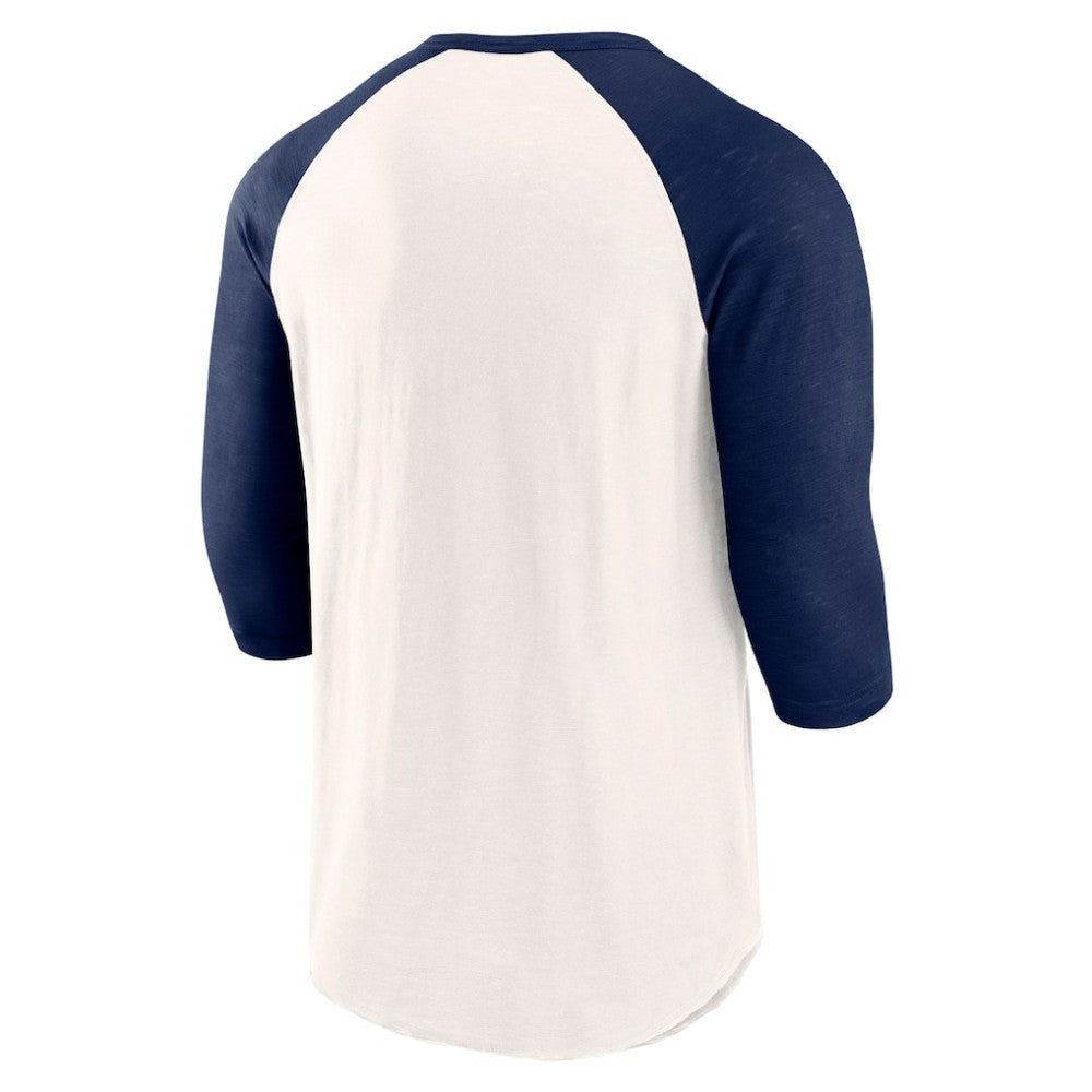 Chicago White Sox Fanatics Backdoor Slider Raglan 3/4-Sleeve T-Shirt - White/Navy - Fanatics Discount