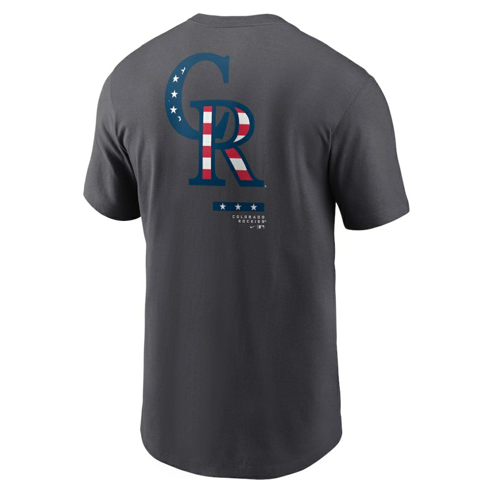 Colorado Rockies Nike Americana T-Shirt - Anthracite - Nike Sale