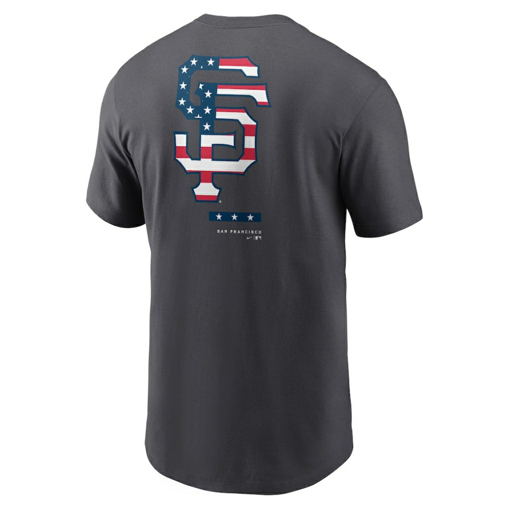 San Francisco Giants Nike Americana T-Shirt - Anthracite - Nike Discount