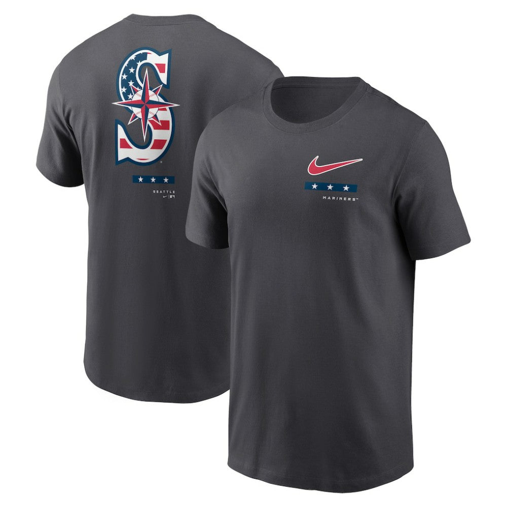 Seattle Mariners Nike Americana T-Shirt - Anthracite - Nike Discount