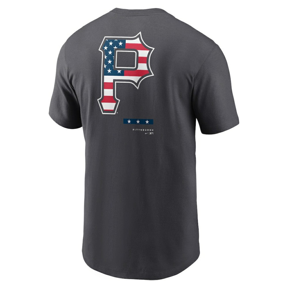 Pittsburgh Pirates Nike Americana T-Shirt - Anthracite - Nike Discount